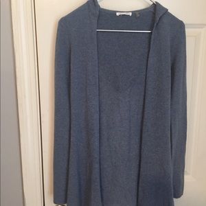 Minnie Rose hooded cashmere